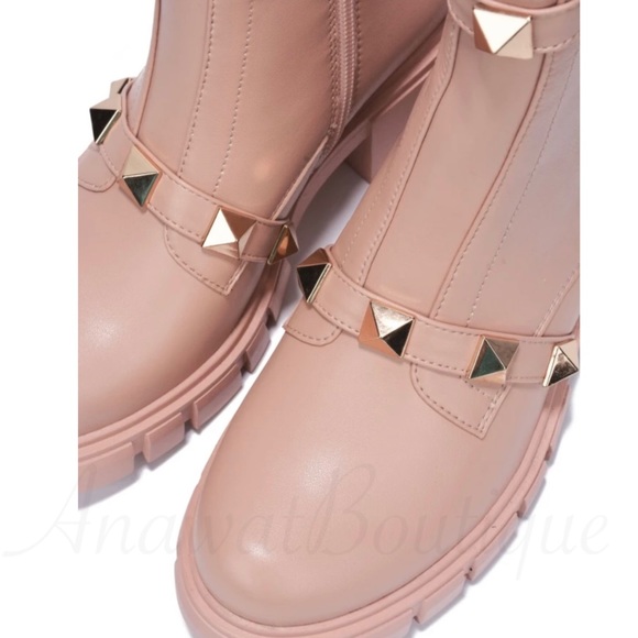 Harley Embellished Lug Sole Boot - Picture 3 of 12